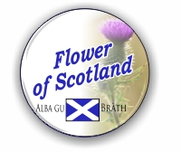 Flower of Scotland, small badge